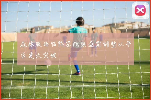 森林狼面临阵容瓶颈亟需调整以寻求更大突破